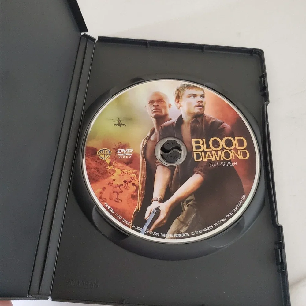 Blood Diamond DVD 2006 Full Screen Leonardo DiCaprio Jennifer Connelly Warner Br - Picture 2 of 8